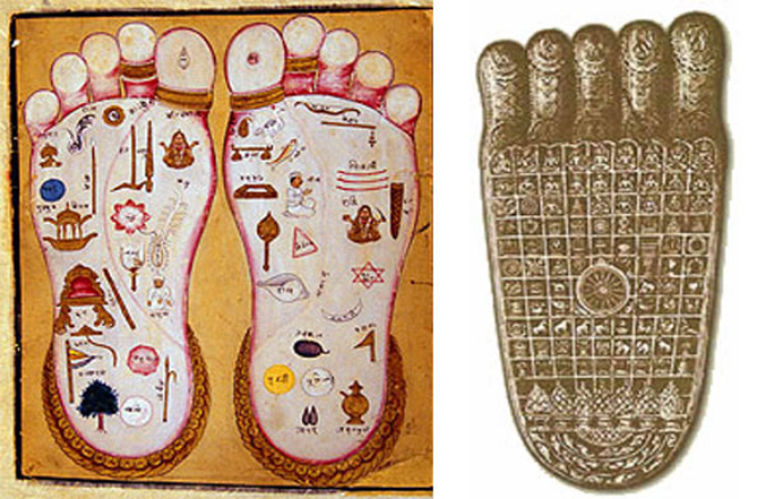 Illustration de la réflexologie